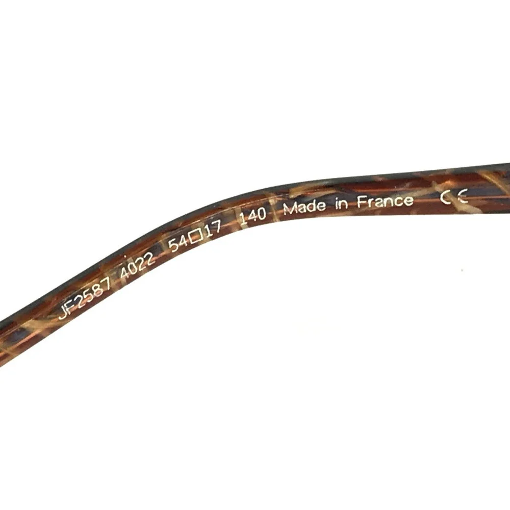 J.F. Rey Eyeglasses Frames JF2587 4022 Green Blue Lime Webbed Woven 54-17-140